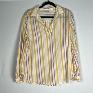 Loft Outlet striped top, L